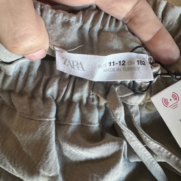 NWT Zara Girls Flowy Cargo Pants - Picture 9 of 10